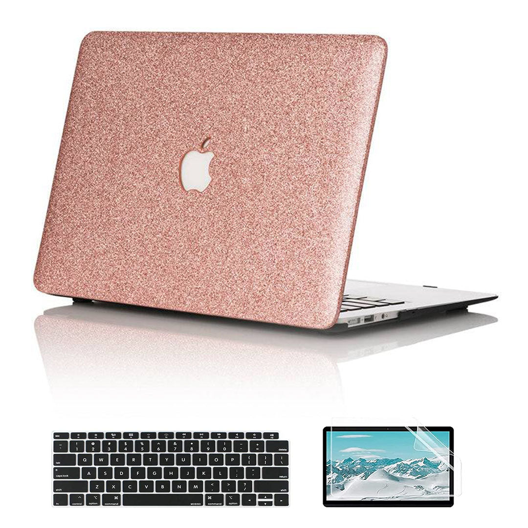 Glitter Rose Gold Macbook Case