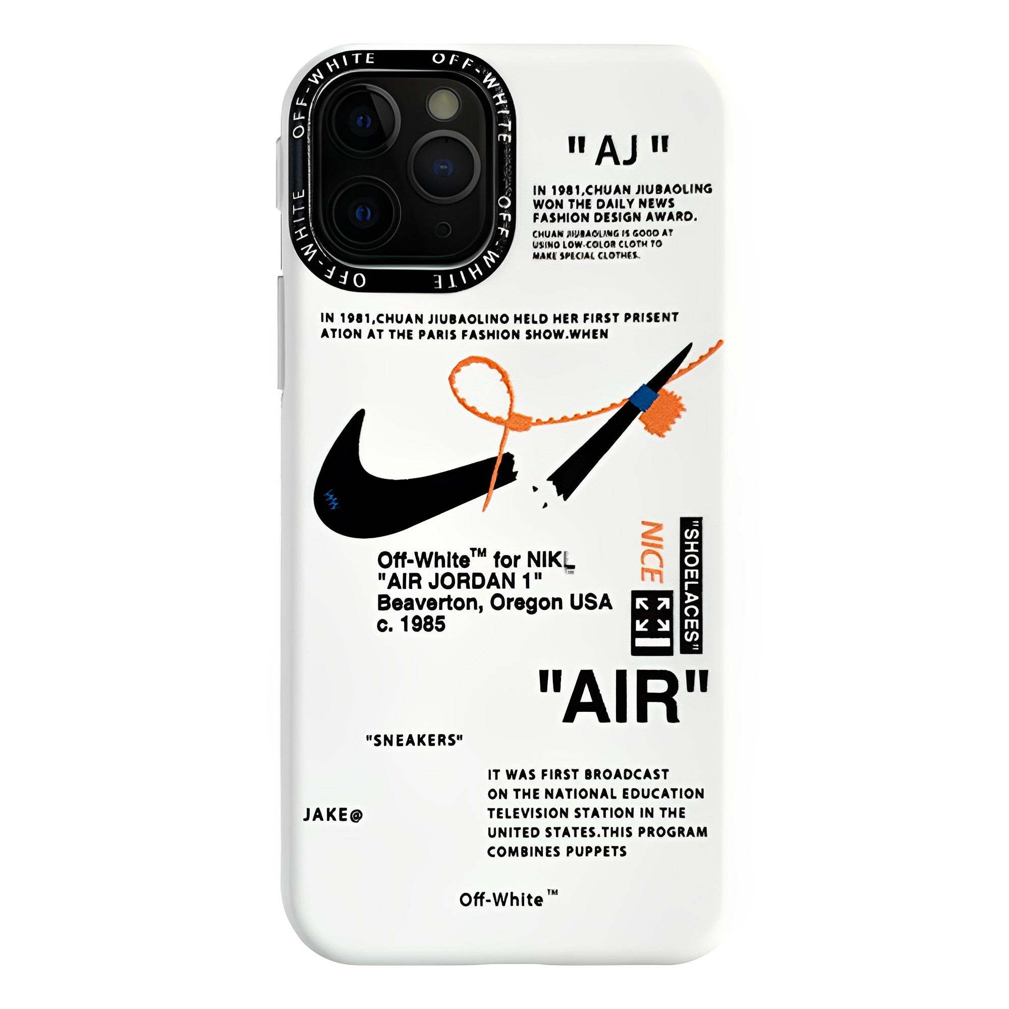 AIR JORDAN 1 ×NIKE Tag iPhone Case