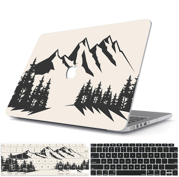 Vector Mountain Macbook Case