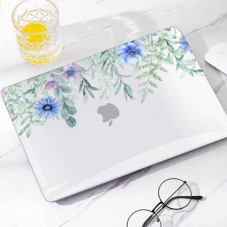 Blue Flower Blooming | Macbook case