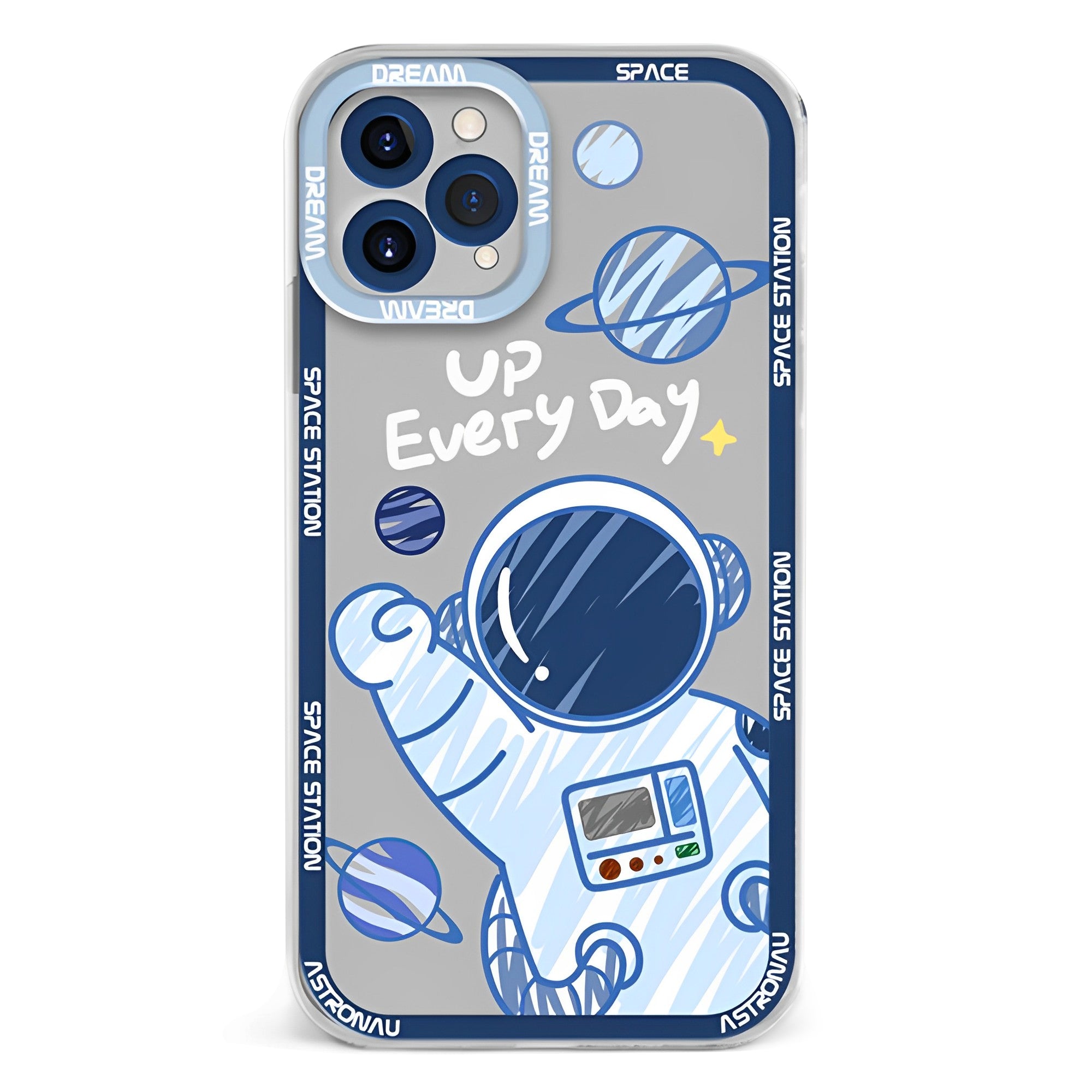 Doodle Astronaut iPhone Case