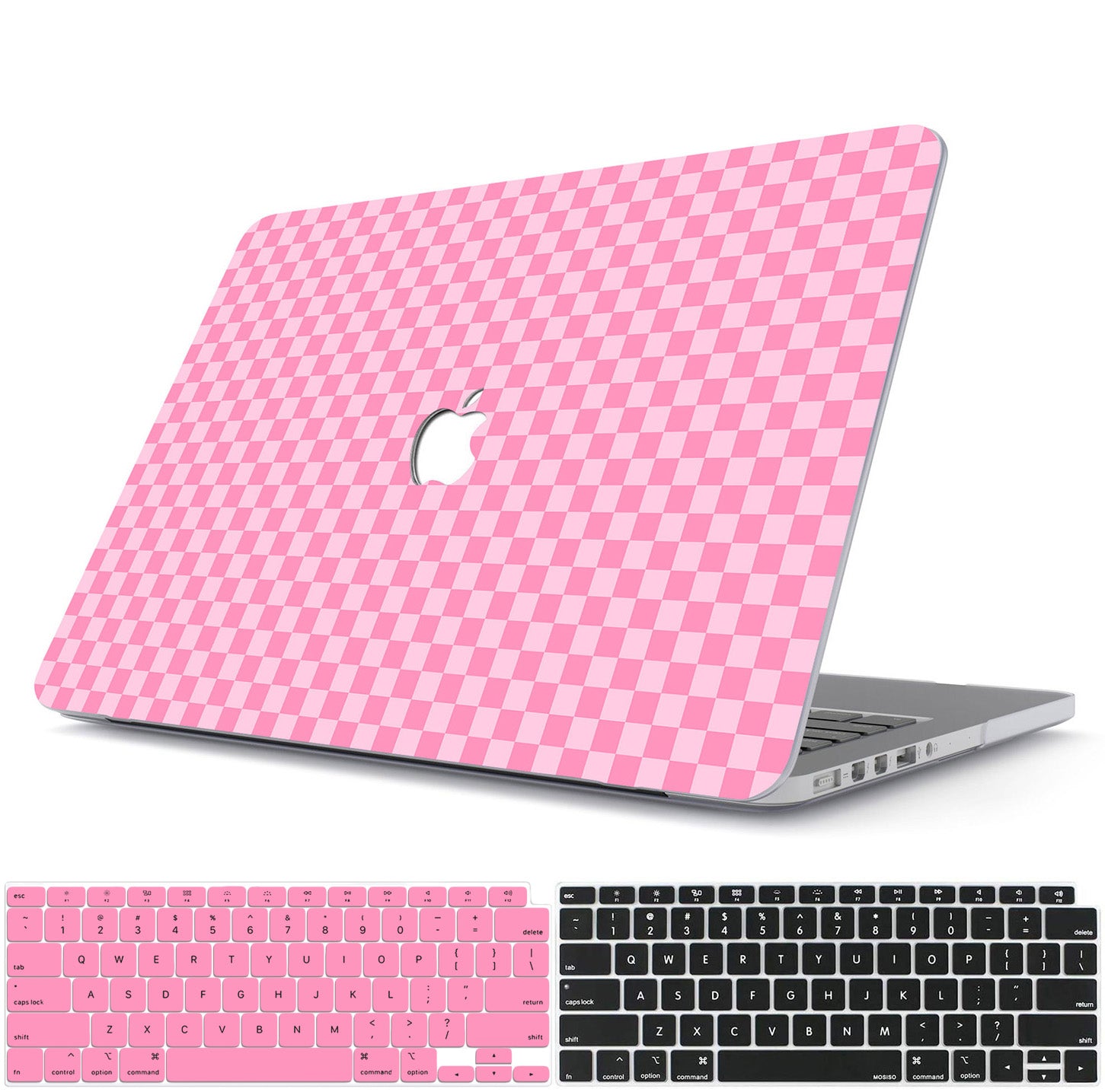 Pink Lattice Macbook Case