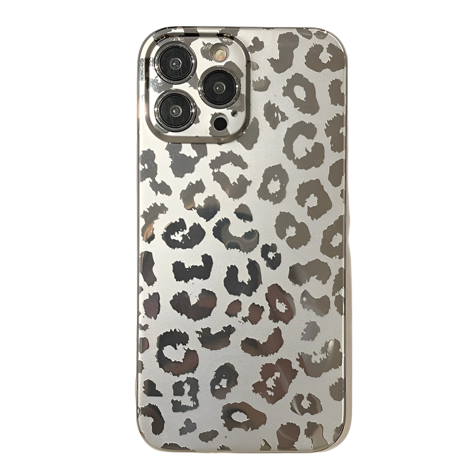 Electroplating Cheetah iPhone Case