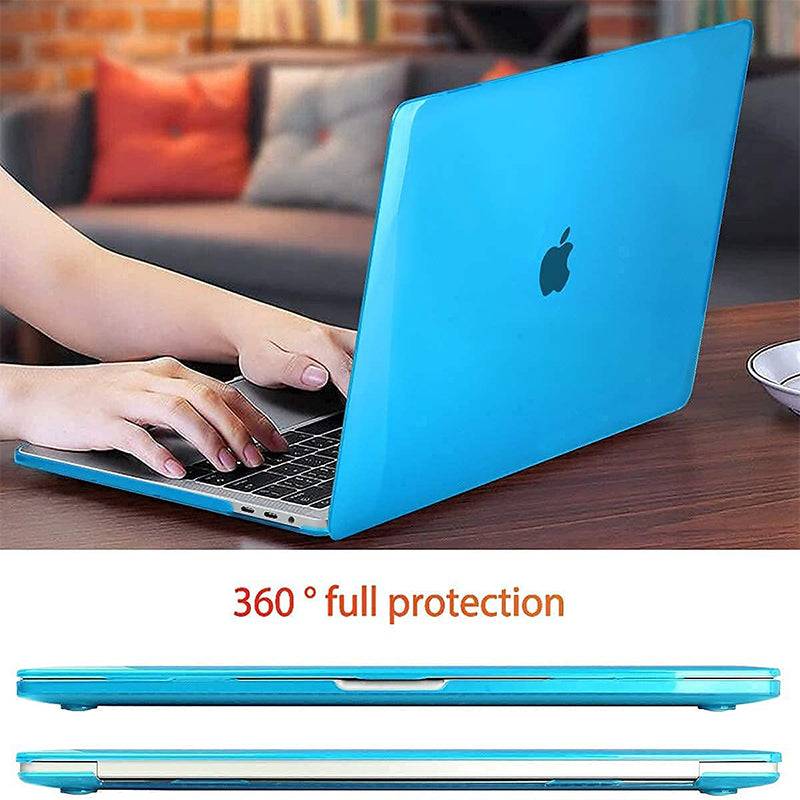 Transparent Sky Blue | Macbook case customizable